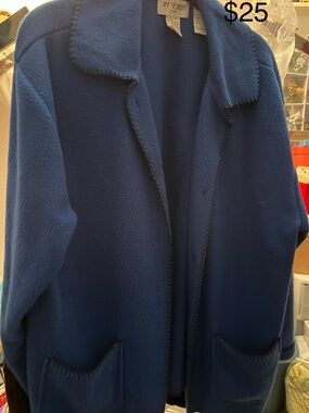 Women’s Navy Teddy Jacket